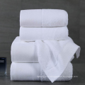 Luxury White Hotel 100% coton serviette de bain en coton